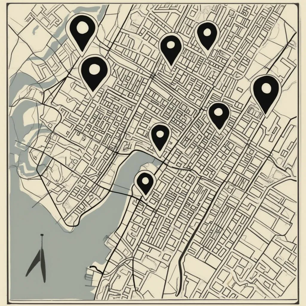 Mapa de nuestra oficina